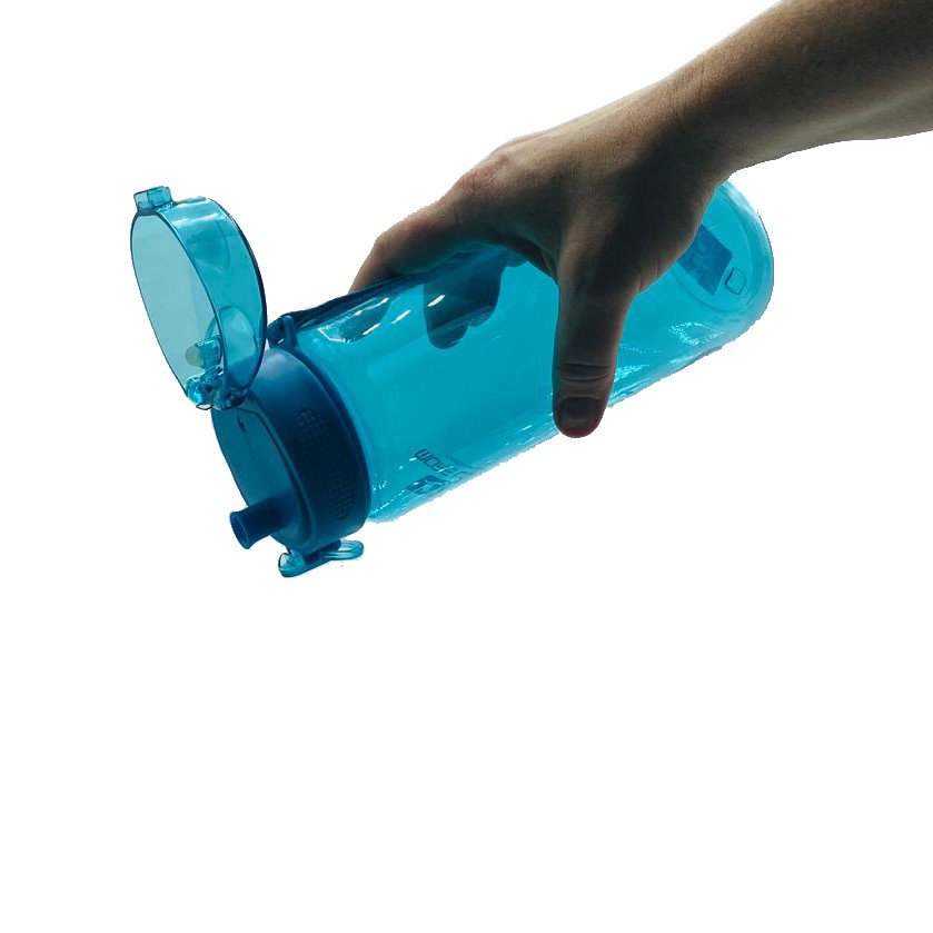 Пляшка для води CASNO 850 мл MX-5040 More Love Блакитна фото товара