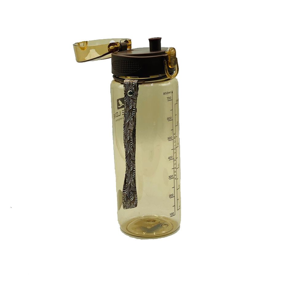 Пляшка для води CASNO 850 мл MX-5040 More Love Коричнева фото товара