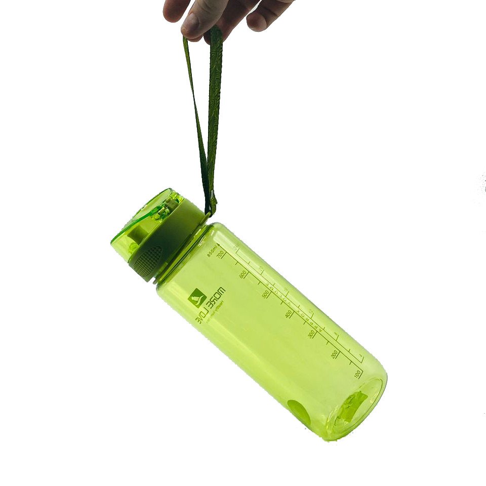 Пляшка для води CASNO 850 мл MX-5040 More Love Зелена фото товара