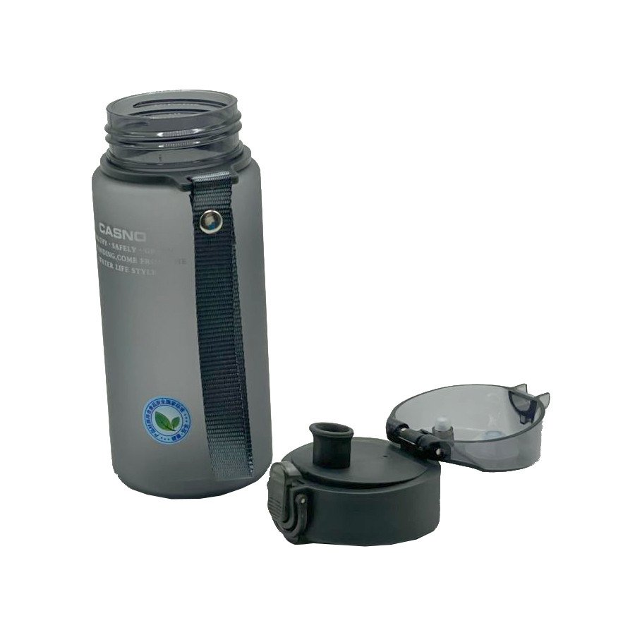 Пляшка для води CASNO 560 мл KXN-1115 Сіра фото товару
