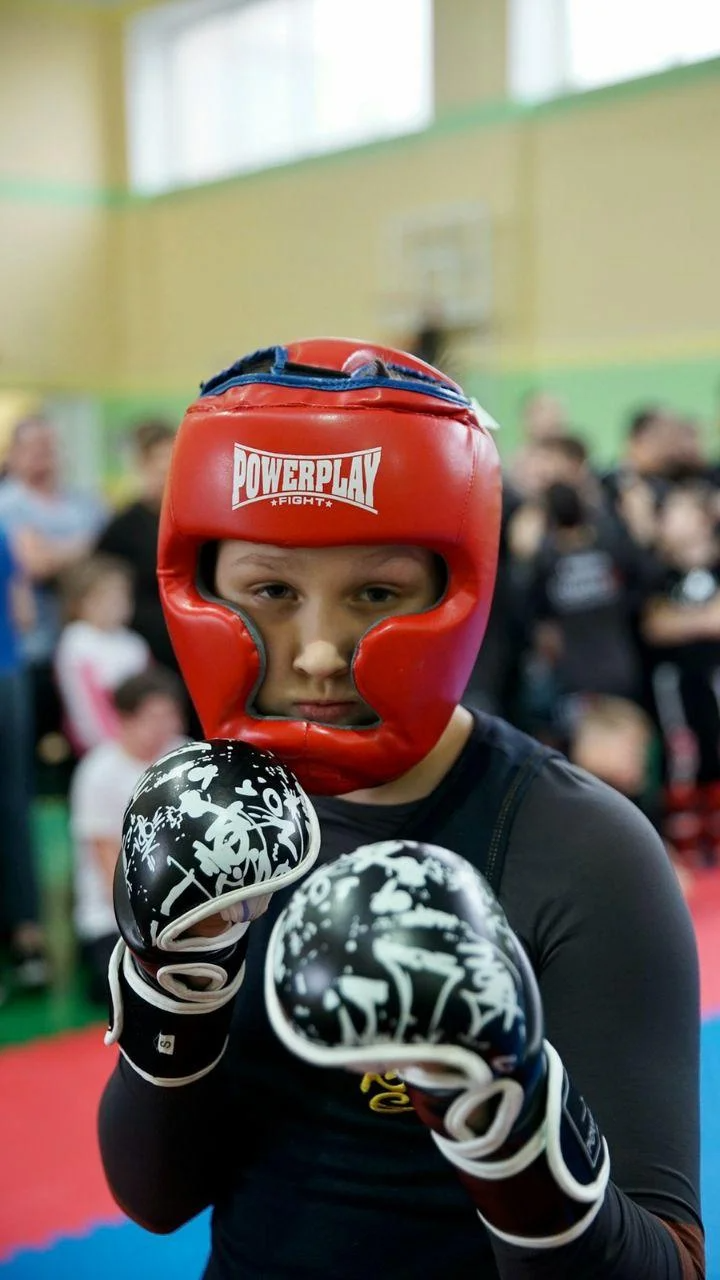 Рукавички для Karate PowerPlay 3092KRT Чорні-Білі XL фото товару