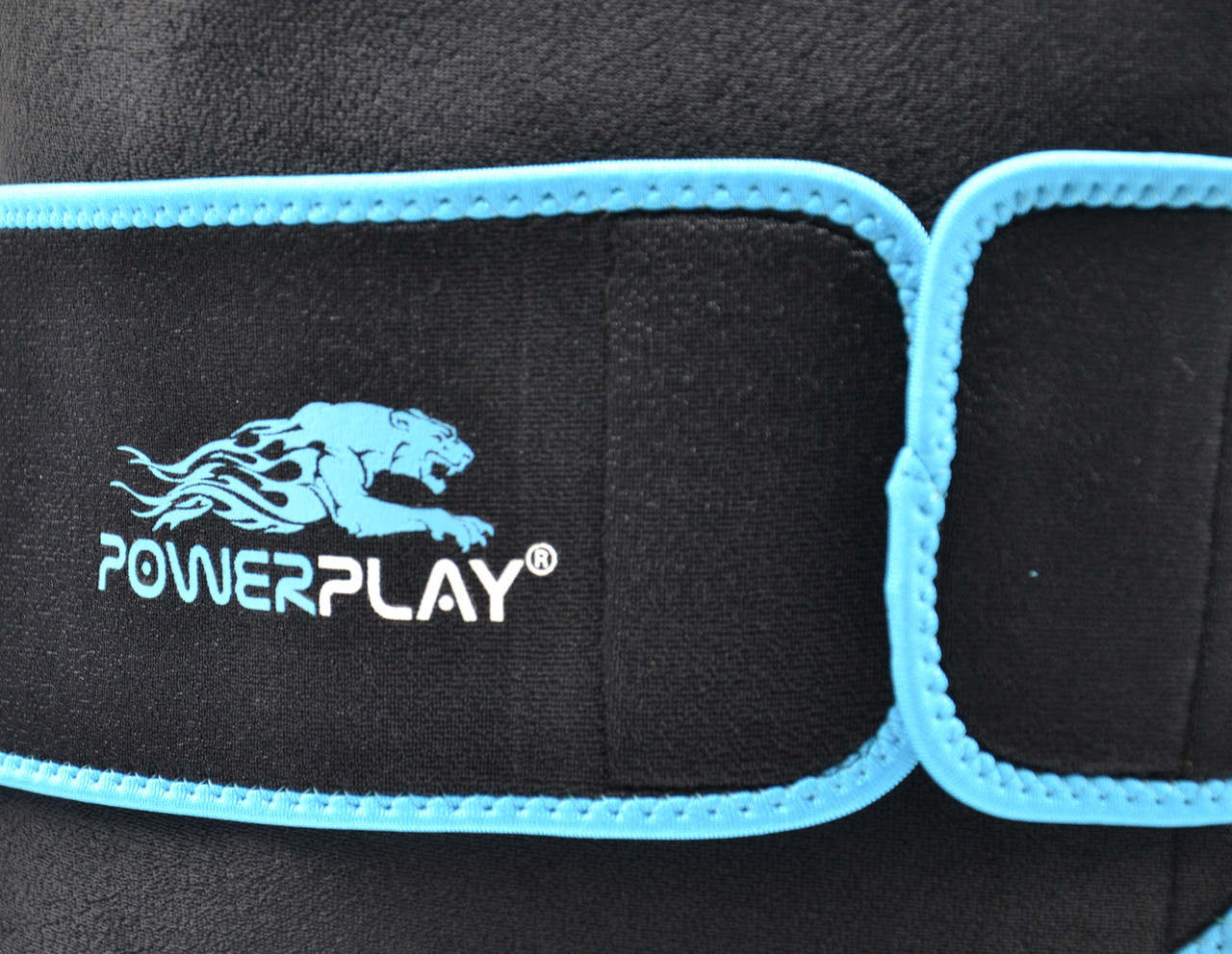 Пояс для схуднення PowerPlay 4303 Чорно-Синій фото товару