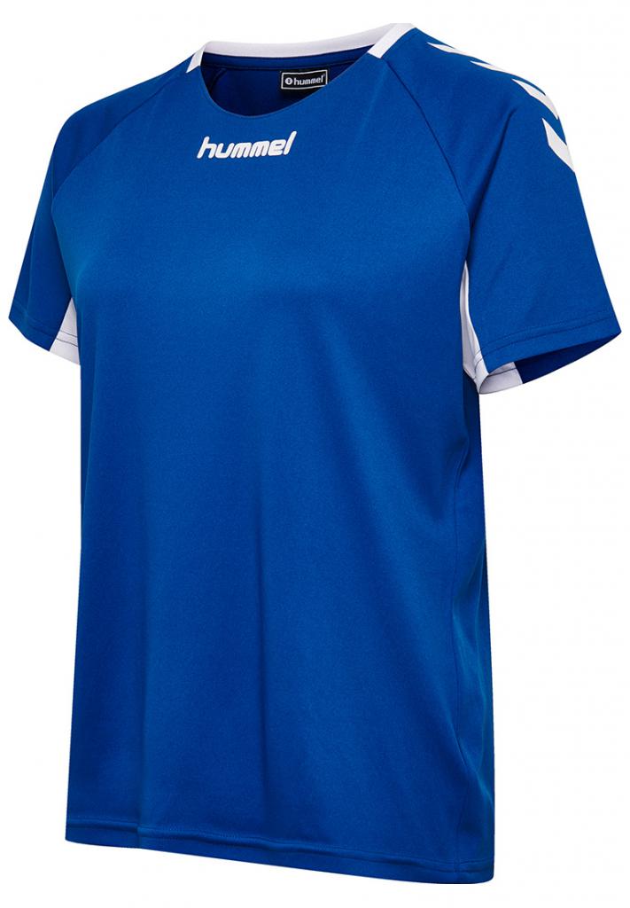 Футболка Hummel CORE TEAM JERSEY WOMAN S / S синяя фото товара