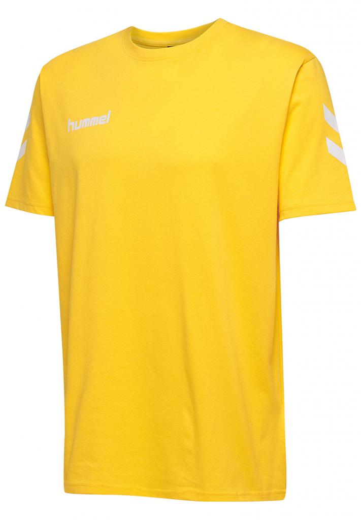 Футболка HMLGO COTTON T-SHIRT S / S 203-566-5001-L Дорослі Чоловіча ЖОВТИЙ