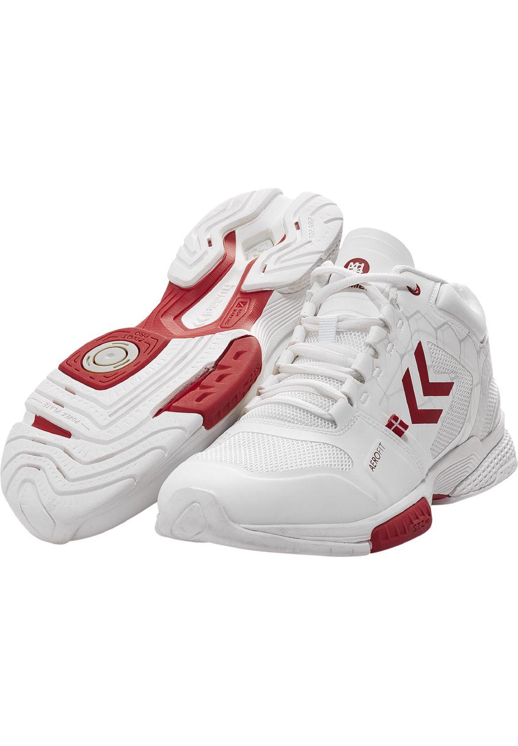 Кроссовки игровые Hummel Aerocharge HB220 2.0 бело-красные фото товара