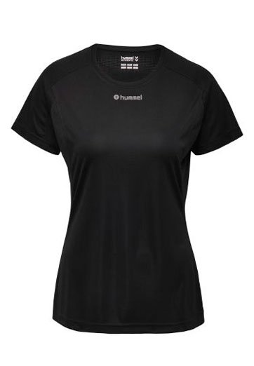 Футболка RUNNER WO SS TEE 019-208-2001-XS Дорослі Жіноча ЧОРНИЙ