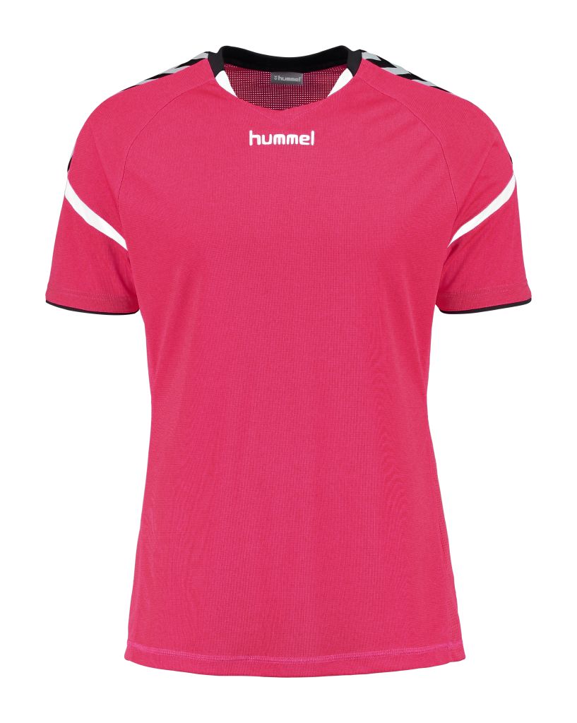 Футболка Hummel AUTH. CHARGE SS POLY JERSEY малиновая фото товара