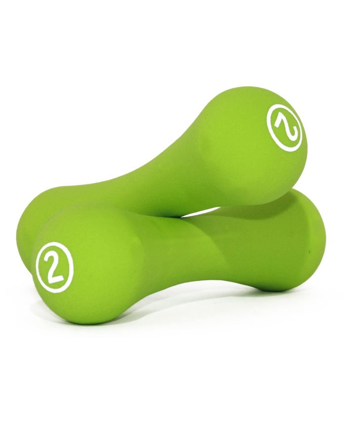 Гантелі неопренові круглі LiveUp NEOPRENE DUMBBELL, 2 кг, LS2002-B2 (пара) фото товару