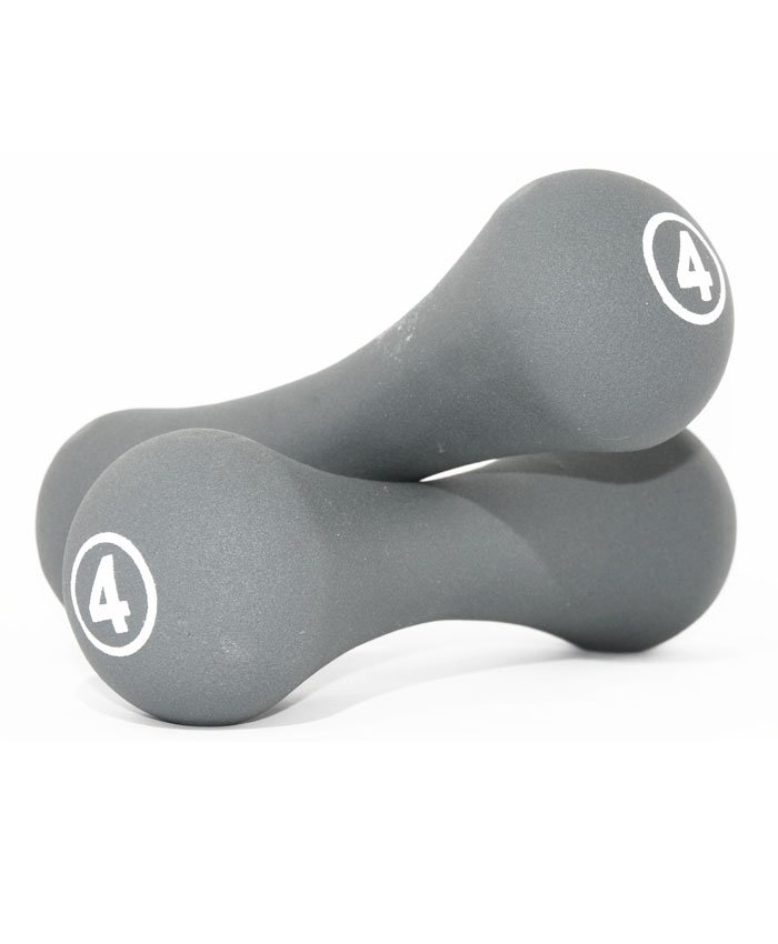 Гантелі неопренові круглі LiveUp NEOPRENE DUMBBELL, 4 кг, LS2002-B4 (пара) фото товару