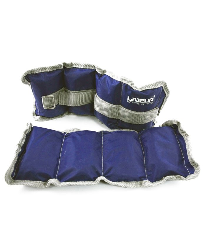 Утяжелитель запястя / щиколотка LiveUp WRIST / ANKLE WEIGHT, 2х1 кг, LS3011-1 фото товару