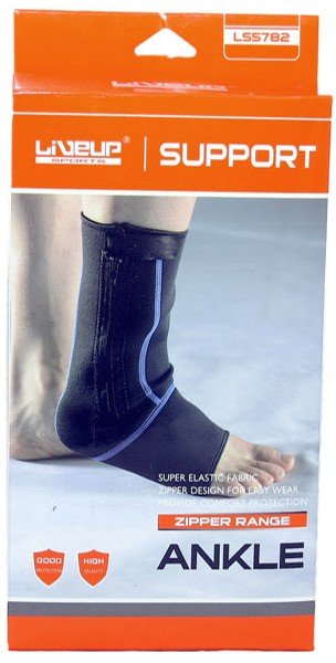 Фіксатор щиколотки LiveUp ANKLE SUPPORT, LS5782-LXL фото товару