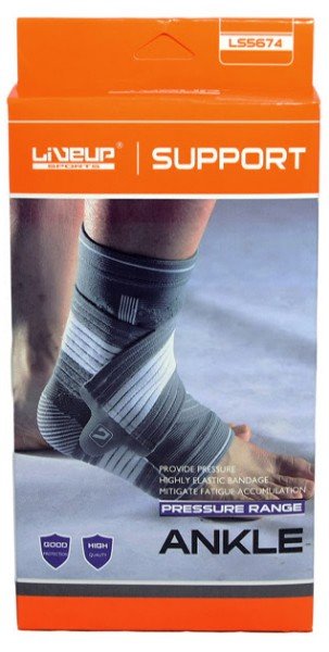Фіксатор щиколотки LiveUp ANKLE SUPPORT, LS5674-SM фото товару
