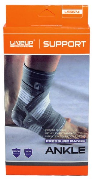 Фиксатор лодыжки LiveUp ANKLE SUPPORT, LS5674-LXL фото товара