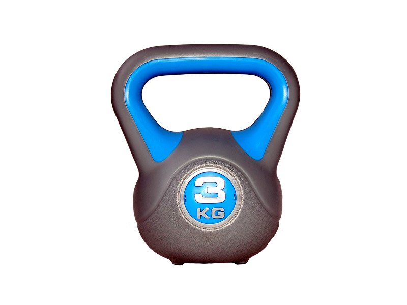Гиря пластикова насипна LiveUp PLASTIC KETTEL BELL, 3 кг, LS2047-3 фото товару