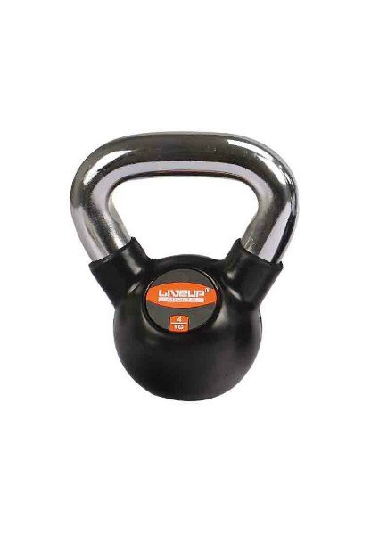 Гиря в гумовій оболонці LiveUp RUBBER KETTEL BELL, 4 кг, LS2044-4 фото товару