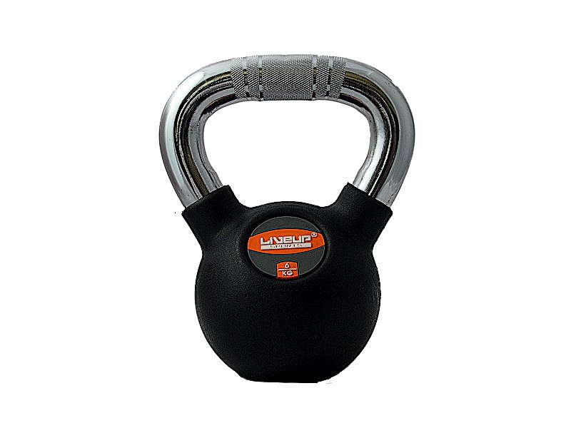 Гиря в гумовій оболонці LiveUp RUBBER KETTEL BELL, 6 кг, LS2044-6 фото товару