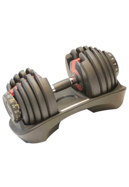 Гантель з регульованою вагою LiveUp ADJUSTABLE DUMBBELL, 4,5-41 кг, LS2315-41 фото товару