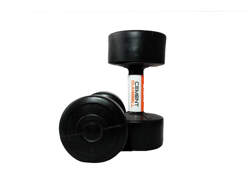 Гантели LiveUp CEMENT DUMBELL BLACK  2 шт.по 5кг фото товара
