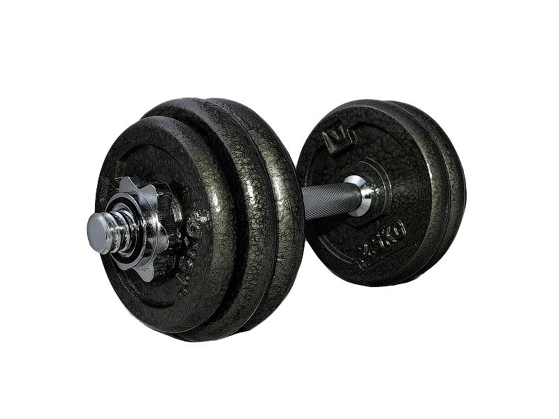 Гантелі складальні LiveUp DUMBELL SET BLACK 15кг фото товару