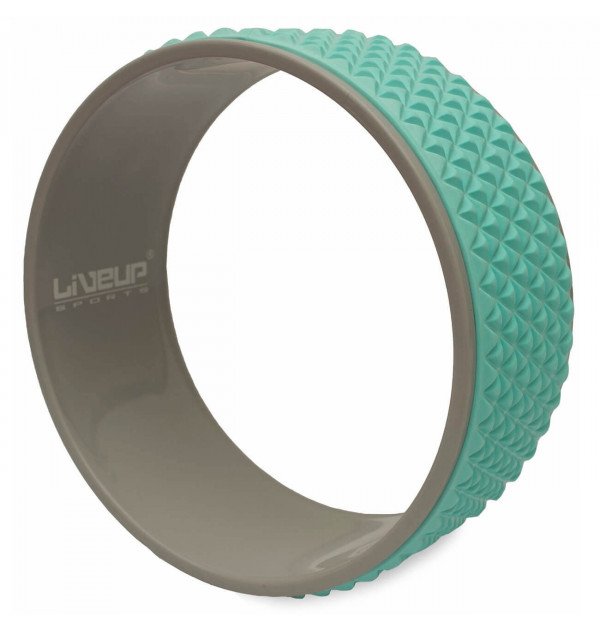 Колесо для йоги та фітнесу LiveUp YOGA RING блакитний фото товару
