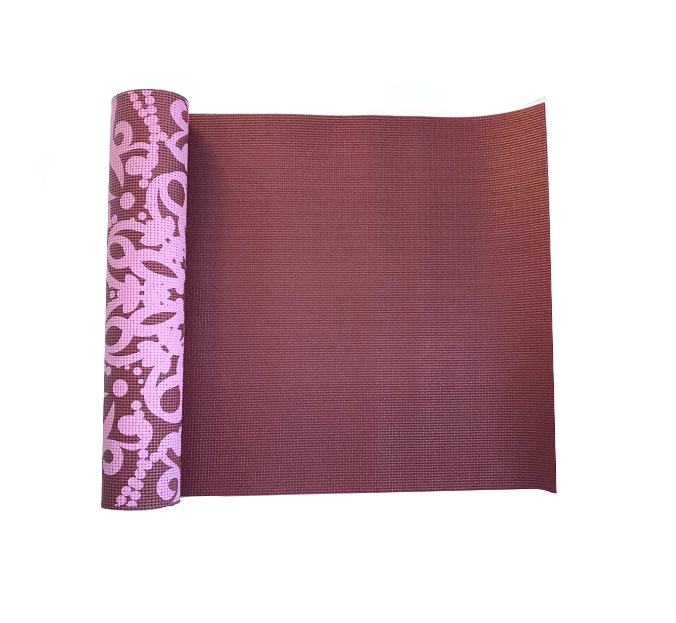 Йога-коврик LiveUP PVC PRINTED YOGA MAT красный фото товара