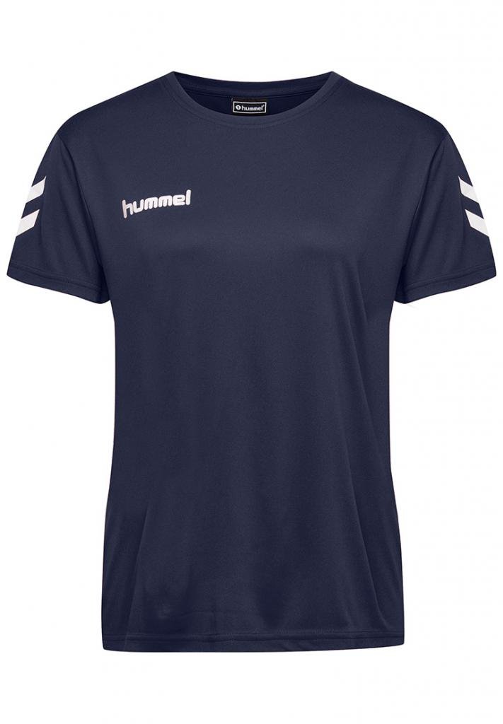 Футболка Hummel CORE POLY TEE WOMAN S / S темно-синяя фото товара