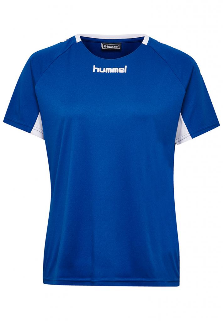 Футболка Hummel CORE TEAM JERSEY WOMAN S / S синяя фото товара