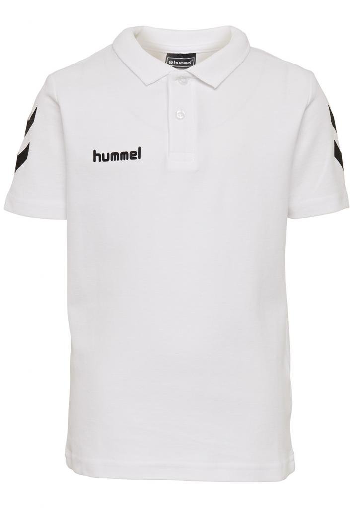 Поло детское Hummel HMLGO KIDS COTTON POLO белое фото товара