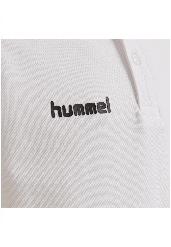 Поло детское Hummel HMLGO KIDS COTTON POLO белое фото товара