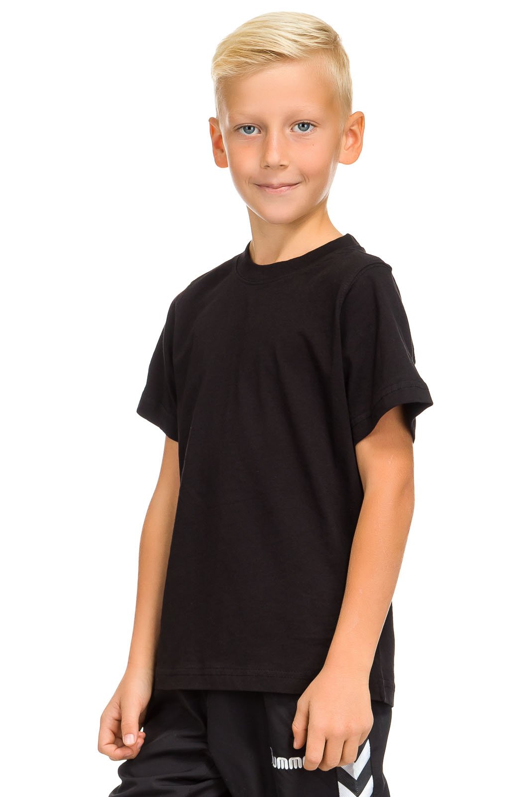 Футболка детская HUMMEL PROMOTION T-SHIRT черная фото товара