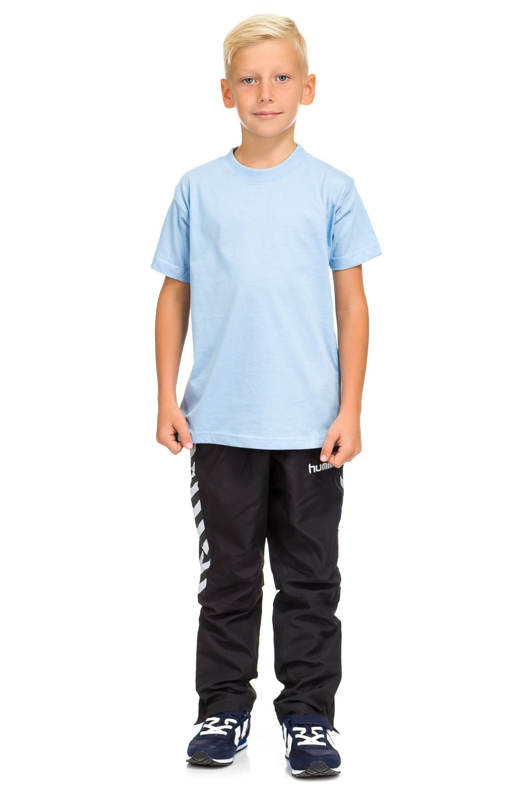 Футболка детская HUMMEL PROMOTION T-SHIRT голубая фото товара