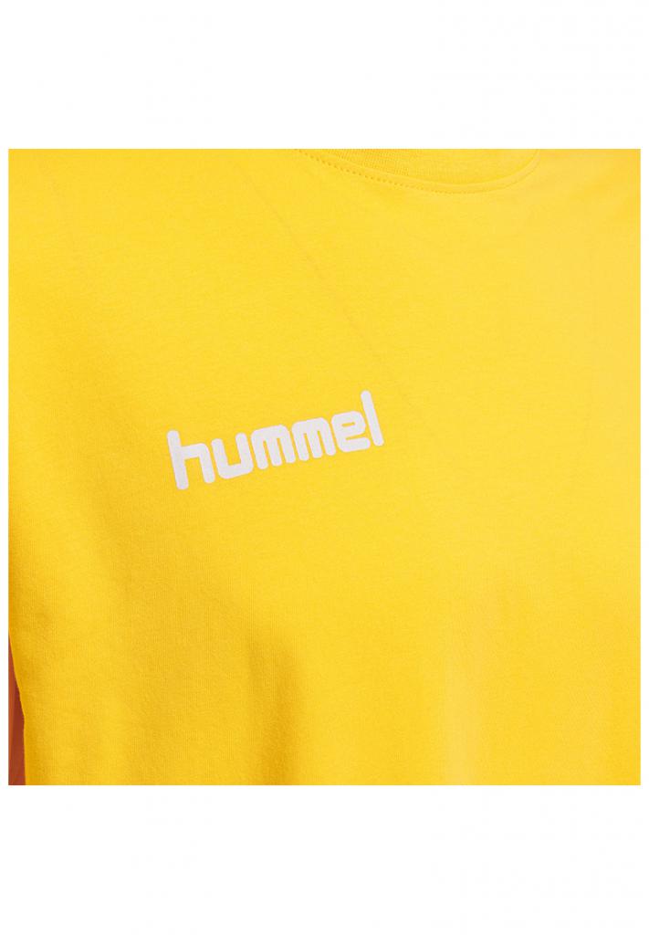 Футболка HMLGO COTTON T-SHIRT S / S 203-566-5001-L Дорослі Чоловіча ЖОВТИЙ