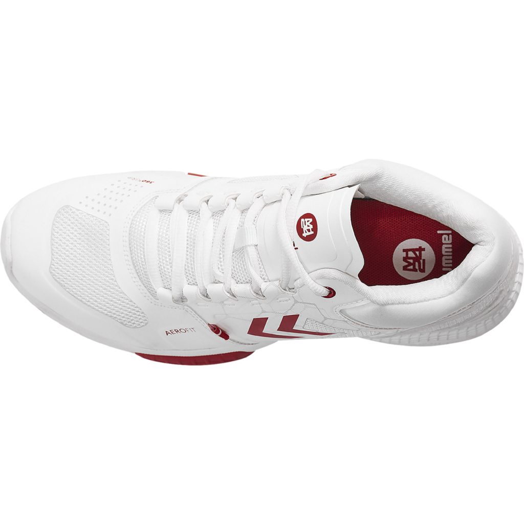 Кроссовки игровые Hummel Aerocharge HB220 2.0 бело-красные фото товара