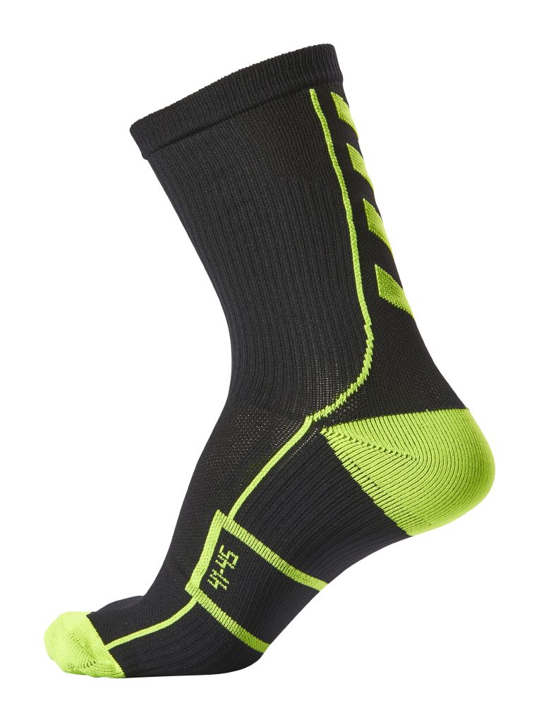 Носки функциональные Hummel TECH INDOOR SOCK LOW черно-зеленые фото товара