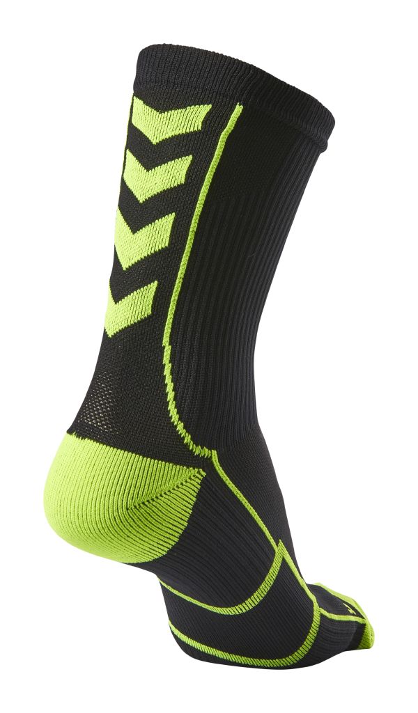 Носки функциональные Hummel TECH INDOOR SOCK LOW черно-зеленые фото товара