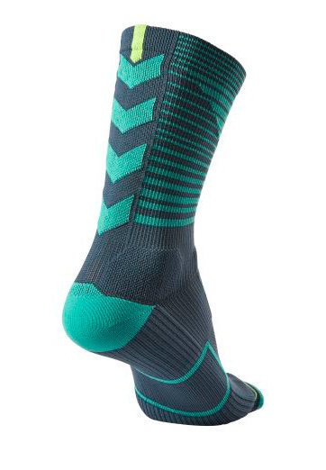 Носки Hummel REFLECTOR PERFORMANCE SOCK черно-зеленые фото товара