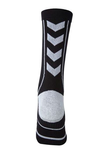 Шкарпетки функціональні Hummel TECH INDOOR SOCK LOW чорно-сірі фото товару