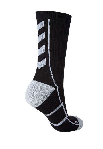 Шкарпетки функціональні Hummel TECH INDOOR SOCK LOW чорно-сірі фото товару