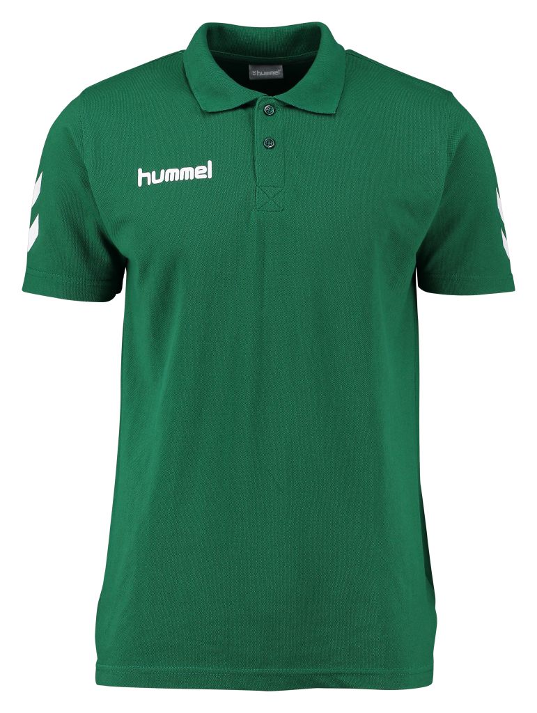 Футболка поло детская Hummel CORE COTTON POLO зеленая фото товара