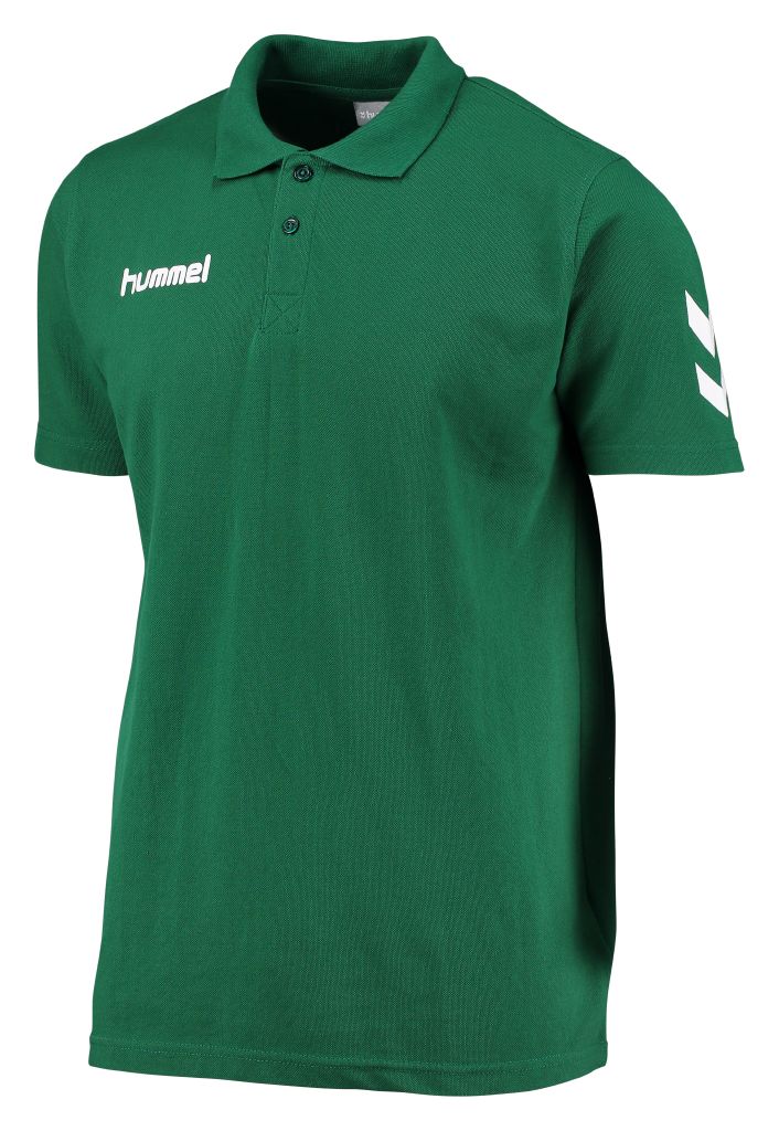 Футболка поло детская Hummel CORE COTTON POLO зеленая фото товара