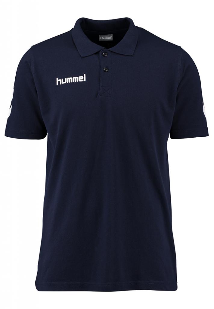 Футболка поло детская Hummel ORE COTTON POLO темно-синяя фото товара