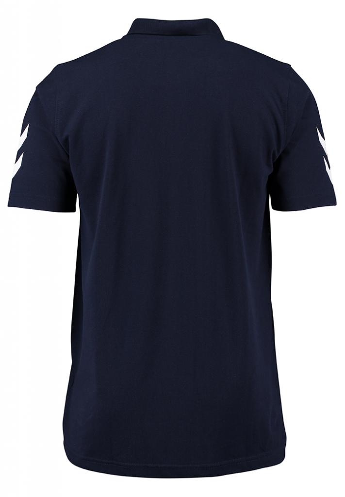 Футболка поло детская Hummel ORE COTTON POLO темно-синяя фото товара
