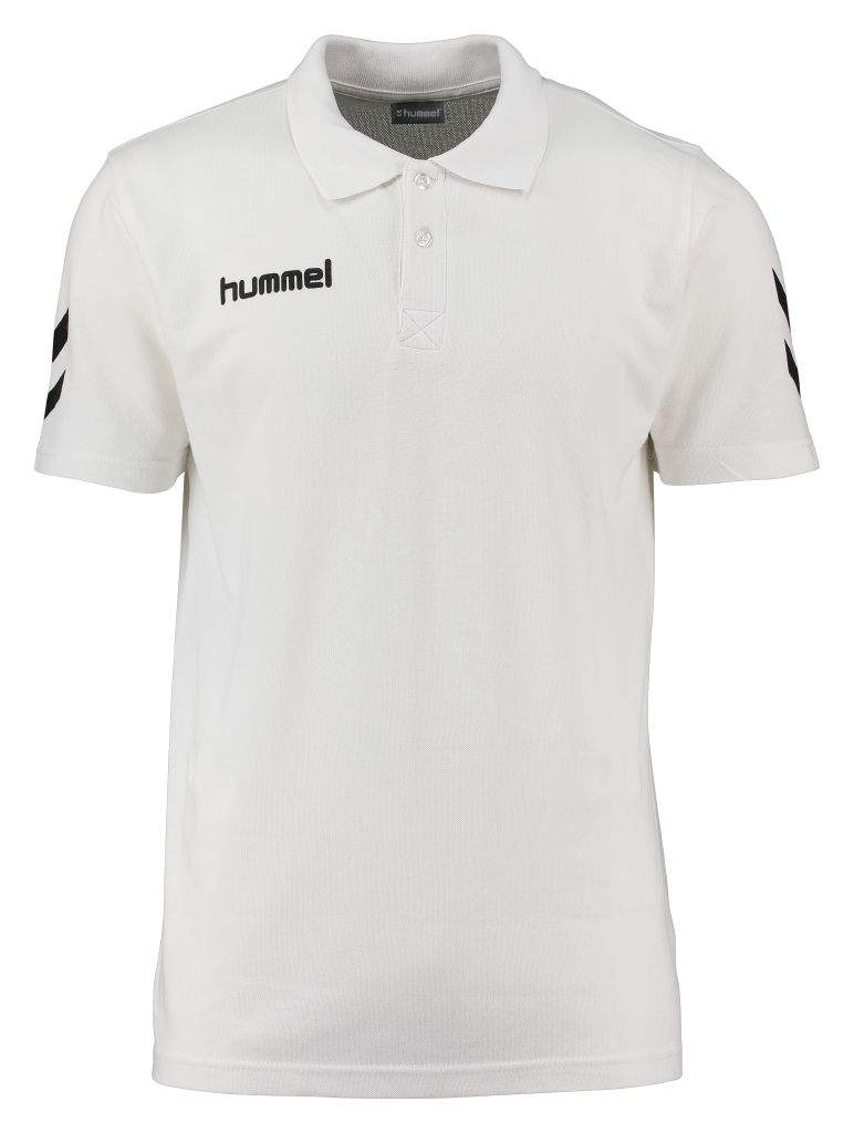 Футболка Hummel CORE COTTON POLO белая фото товара