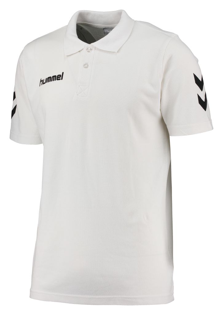 Футболка Hummel CORE COTTON POLO белая фото товара
