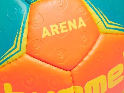 М'яч ARENA HANDBALL 091-791-3683-2 Дорослі ЧЕРВОНИЙ-БІРЮЗОВИЙ