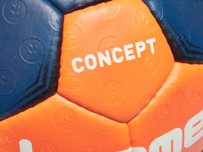 М'яч CONCEPT HANDBALL 091-788-8675-3 Дорослі СИНІЙ-ПОМАРАНЧЕВИЙ