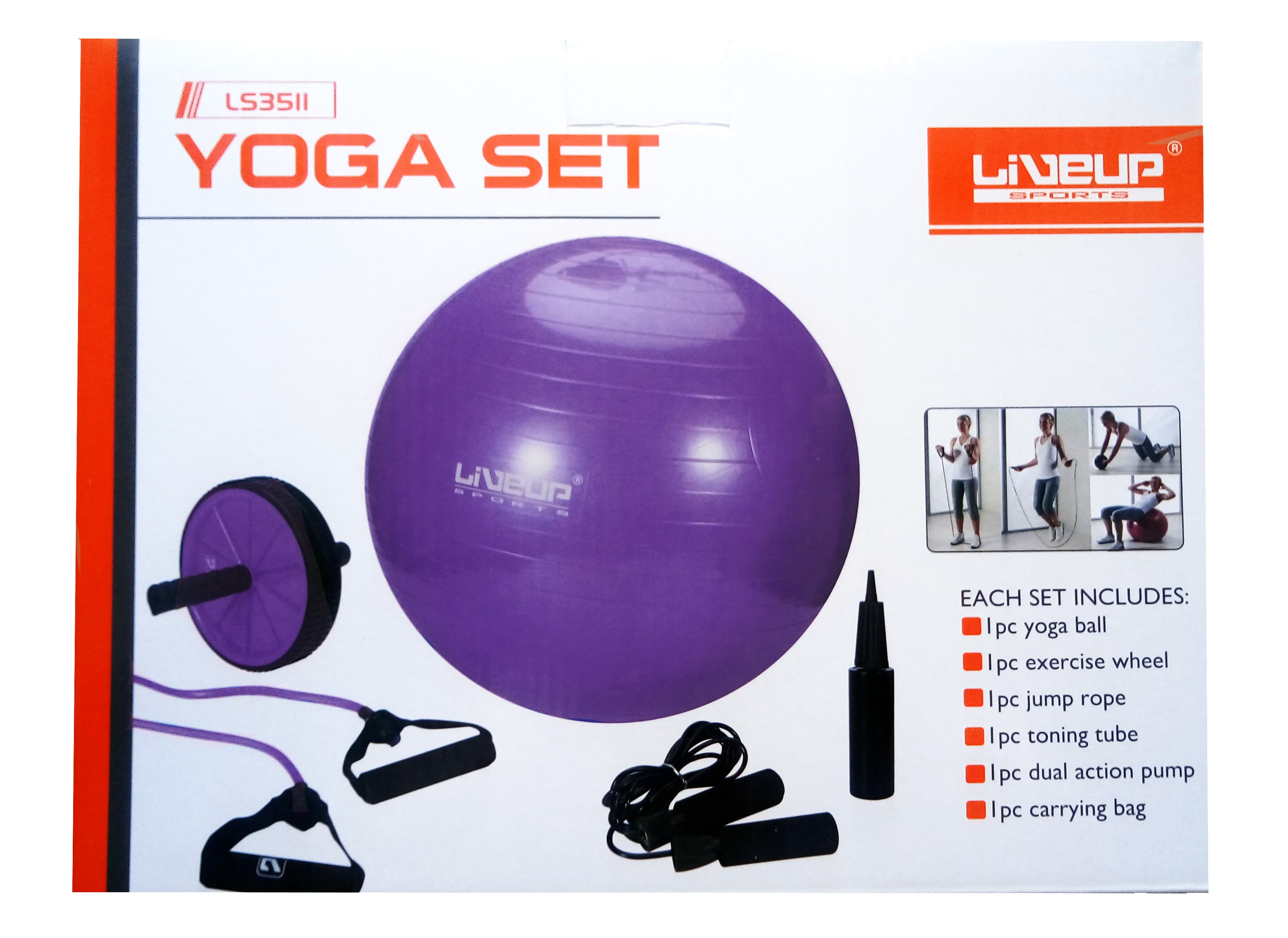 Набор для тренировок LiveUp YOGA SET, LS3511 фото товара