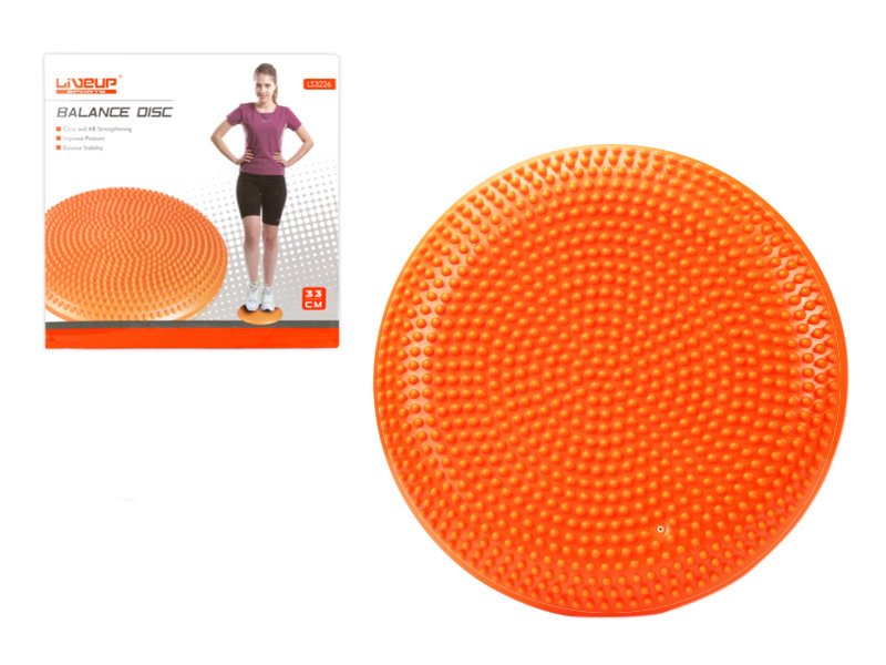 Масажна балансувальна подушка LiveUp MASSAGE CUSHION, LS3226 фото товару