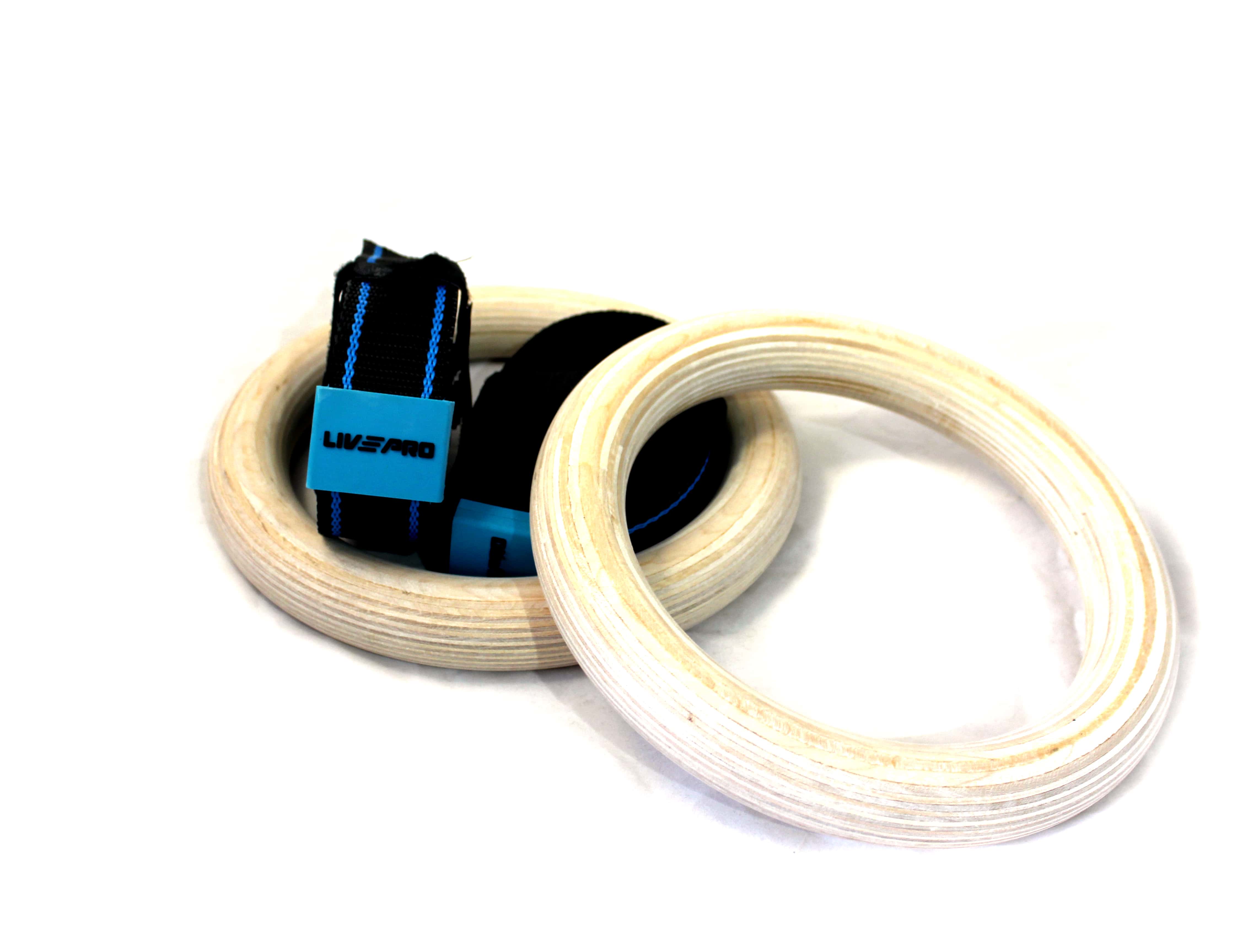 Гімнастичні кільця LivePro WOOD GYM RING LP8123 фото товару