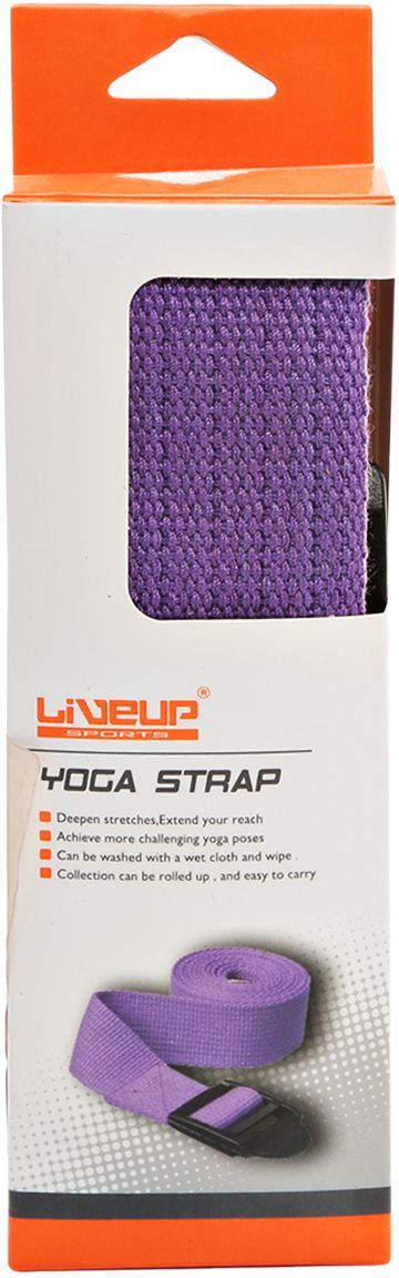 Ремінь для йоги LiveUp YOGA STRAPS LS3236A фото товару